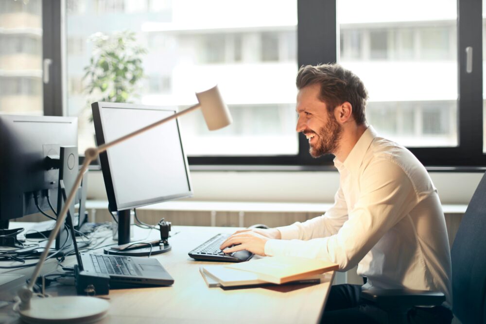A Virtual Assistant Working on a Remote Job